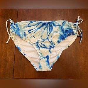 CALIA Women's Ruched Side Mid Rise Swim Bottom size small